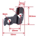 thumbnail image 3 of jinwen Bike Rear Derailleur Converter Cycling Refit Tail Hook Hanger Black, 3 of 6