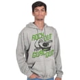 thumbnail image 5 of Rock With Guac Out Fun Guacamole Pun Zip Up Hoodie Men's Women's Brisco Brands L, 5 of 6