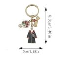 thumbnail image 2 of Graduation Gown Keychain Graduation Gift Pendant, 2 of 6