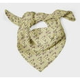 thumbnail image 3 of Bimba Beige Floral Love Text Pure Silk Printed Scarf Dupatta Head Neck Wrap Bandanas For Women 40 x 40 Inches, 3 of 6