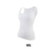 thumbnail image 5 of Minnieouse Chaleco adelgazante de verano para mujer, camisetas de apoyo para el pecho para entrenamiento de ejercicio para mujer, ropa deportiva Camisetas sin mangas Blanco XXL, 5 of 6