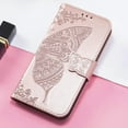 thumbnail image 6 of for Moto G Play 2024 Phone Case Wallet,Women Butterfly Embossed PU Leather Kickstand Card Holder Slots Wrist Strap Flip Cover Purse for Motorola Moto G Play (2024) (Rose Gold), 6 of 14