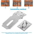 thumbnail image 3 of 2 Pcs Verrou de Porte en Acier Inoxydable 7.6cm, Clip de Verrou de Porte, 3 of 5