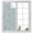 Blue, variant on Floral Vines Window Privacy Film, Rustic Floral Pink Buds Flower Petals Green Leaves Frosted Glass Window Clings Static Cling UV Heat Blocking Reusable Door Sticker for Bathroom 19.6 x 39.3 Inch