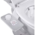 thumbnail image 1 of Bidet Attachment , Non-electric Cold Water Bidet Toilet Seat Attachment with Pressure Controls,Retractable Self-cleaning Dual Nozzles for Frontal & Rear Wash, 1 of 6