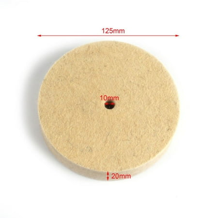 

3-10 Buffing Grinding Wheel Wool Felt Polishing Abrasive Disc For Metal Surface