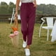 thumbnail image 4 of WILLBEST Pantalones Casuales de Verano para Mujer, Ligeros, Cómodos, Transpirables, para Playa, con Bolsillo para Uso Diario. Extra Grande, 4 of 7