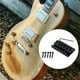 thumbnail image 4 of Soidarity Puente fijo de guitarra con tornillos y llave Profesionales Adultos Aprendizaje Pieza de repuesto resistente Sillín negro Tailpiece Electric Accesorios para instrumentos musicales Soidarity OD026176-00, 4 of 6