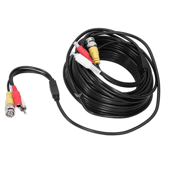 CCTV Cable, Strong Anti-interference CCTV Power Cord for DVR Surveillance Sys 10m / 32.8ft,15m / 49.2ft,20m / 65.6ft,30m / 98.4ft