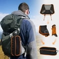 thumbnail image 2 of Silla de camping plegable BRILLAR Naranja Verde, 2 of 5