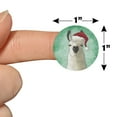 thumbnail image 6 of Fa La La La Llama Christmas Santa Hat 1" Planner Calendar Scrapbooking Crafting Opaque Stickers, 6 of 7