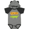 thumbnail image 3 of Inktastic Half Birthday 1/2 Boy Alligator Boys Baby Bodysuit, 3 of 5