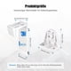 thumbnail image 2 of Paquete de 4 soportes de abrazadera para persiana enrollable, accesorios de repuesto sin perforación, soporte de abrazadera de PVC, 2 of 5