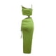 thumbnail image 5 of Txlixc Mujeres Hollow Out Vestido largo Bodycon Backless Maxi Dress Cuello en V Correa de espagueti Vestido de cóctel Txlixc Estilo de ocio, 5 of 9