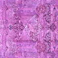 thumbnail image 1 of Ahgly Company Indoor Square Persian Purple Traditional Area Rugs, 4' Square, 1 of 4