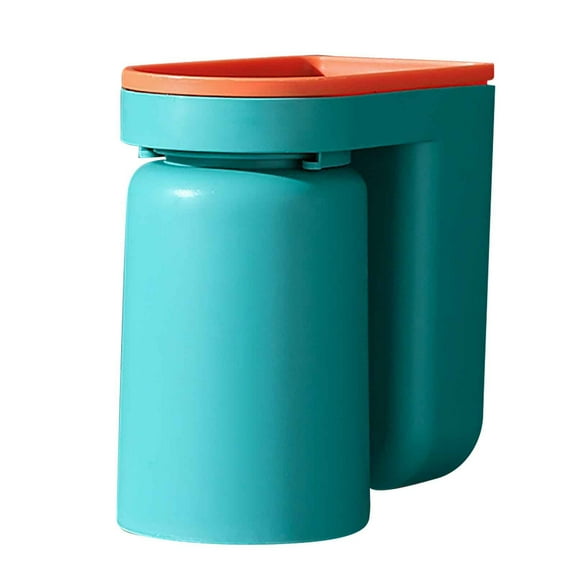 Btomtd Toothbrush Holders,Toothbrush Organizer,Toothbrush Rack Punching Mouthwash Cup Toothbrush Cup Wall Mounted Toilet Storage Box Couple's VAT