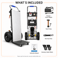 thumbnail image 3 of RXFSP Heavy Duty Collapsible Electric Stair Climber 880lb Capacity 1200W Motor Folding Dolly Cart, 3 of 11
