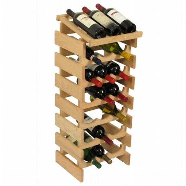 Wooden Mallet WRD36UN 21 Bottle Dakota Wine Rack with Display Top