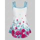 thumbnail image 2 of Tallas de impresión floral de talla grande Top sin mangas Rosegal  Camisetas sin mangas de talla grande, 2 of 5