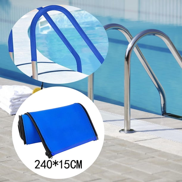 Cubierta de neopreno para pasamanos de piscina, cubierta antideslizante para riel, empuñaduras de cubierta para riel de mano, fácil de instalar, 5cm d Baoblaze Cubiertas de pasamanos de piscina