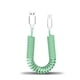 thumbnail image 1 of Cable de carga Teléfono móvil retráctil Cargo Control La inteligencia Viaje Reemplazable Cable de plástico Cable Oficina Hotel 3A Micro USB Verde Inevent EL014475-07, 1 of 7
