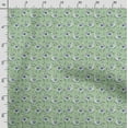 thumbnail image 3 of Soimoi Llama Alpaca Printed, Japan Crepe SatinFabric, by The Yard 54 Inch Wide, Decorative Sewing Fabric for Dresses Kimonos Gowns, Pear Green, 3 of 5
