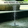 thumbnail image 4 of Solar Fountain Pump  1W 150L / H Upgraded Solar Powered Bird Bath Fountain Pump Floating Solar Panel Water Pump Fountain Kit For Garden Decoration  Small Pond  Pool, 4 of 11