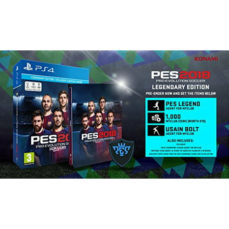 Pro Evolution Soccer 2018 - Legendary Edition (PS4) UK IMPORT REGION (Playstation 4 Best Price Uk)