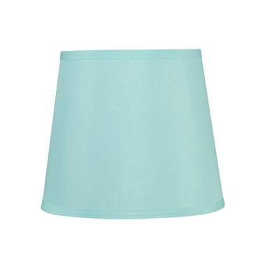 Aspen Creative 58787 Transitional Hardback Empire Shape UNO Construction Lamp Shade in Light Blue, 10" Wide (7-1/2" x 10" x 8-1/2")