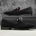 thumbnail image 4 of Mens Loafers Shoes Casual Dress Loafer Slip On Driving Shoes, Black/14, 11 US, 4 of 5