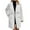 White, variant on TAGOLD Womens Fall Winter Coat Jacket, Winter Cardigan for Womens, Women's Fashion Winter Solid Color Top Button Pockets Thirt Plush Long Sleeve Coat