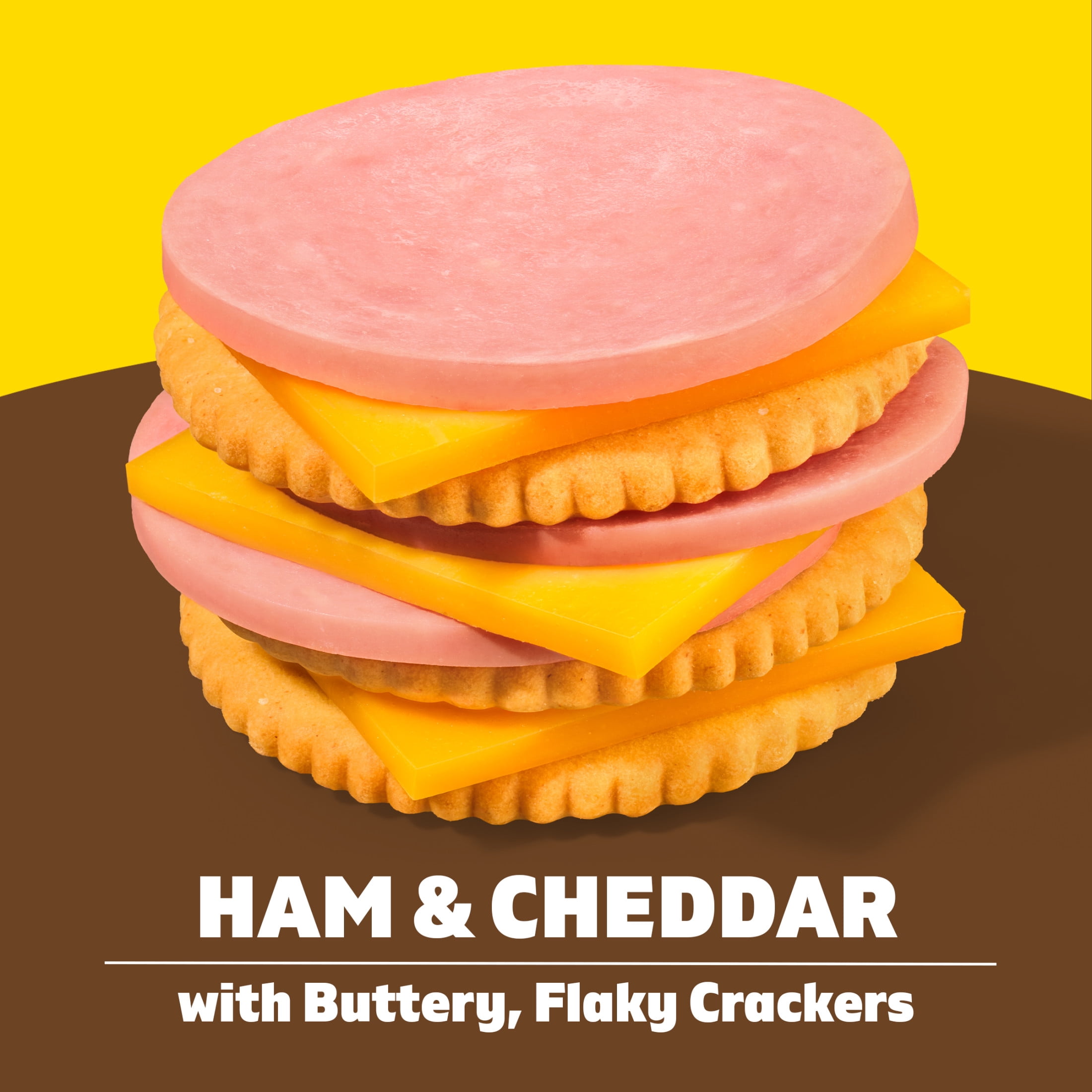 Lunchables Ham & Cheddar Value Pack, 1.9 oz Pack