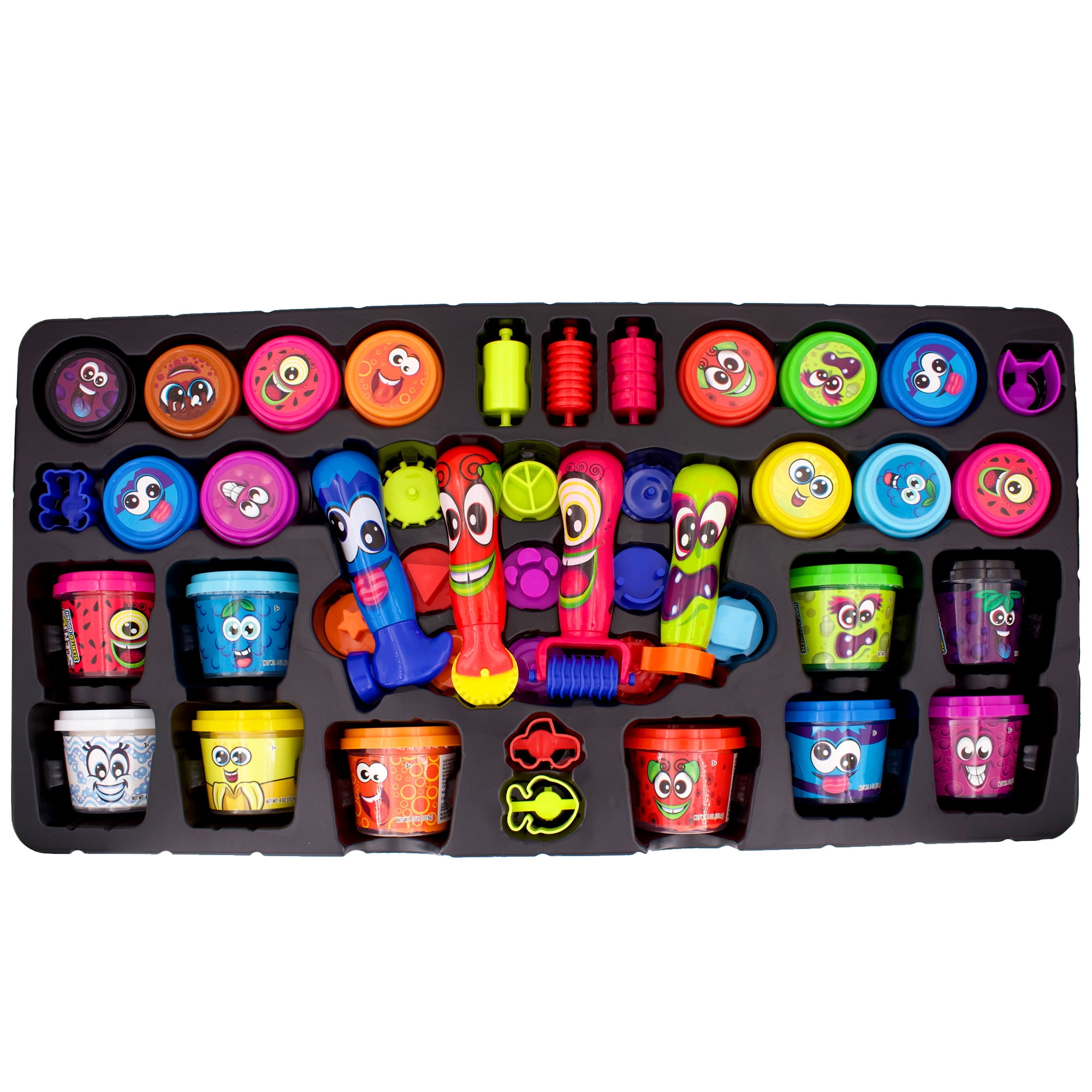 Scentos Scented 18 Piece Slime, Sand, Dough Value Set