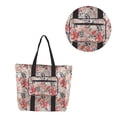 thumbnail image 2 of Bolsa de compras Bolsa de asas de gran capacidad Bolsa de almacenamiento de lona de viaje plegable portátil, Impresión Monstrate HA001736-02, 2 of 7