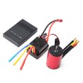 thumbnail image 1 of Esc Motor sin escobillas 3900KV 3650 Motor resistente al agua con tarjeta de programación 60A ESC sin escobillas 58 V 3A BEC para coche Remote Control 1/8 1/10 Abanopi Esc, 1 of 7