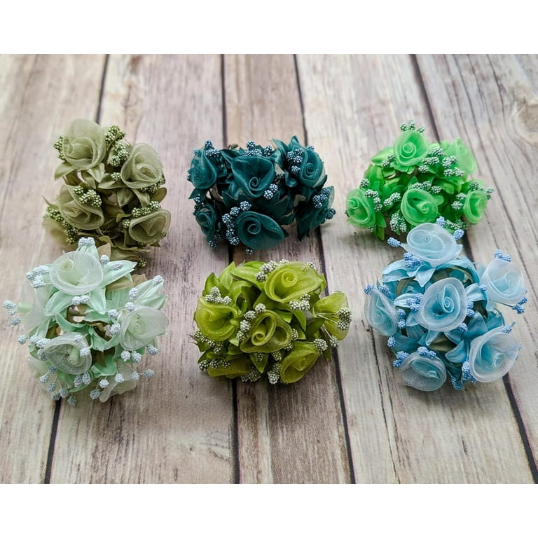 72PC Sage Green Artificial Organza Silk Flower Baby Breath Pick for Home  Craft Decor DIY Wedding Bridal Veil Headband Dress Cake Topper  Embellishment Favor Corsage Floral Bouquet Arrangement - Walmart.com