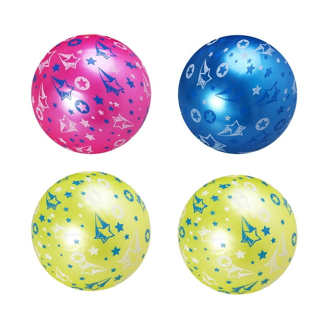 EeaseMX pelotas inflables con diseño de estrella, juguete divertido para niños, parque infantil, deportes al aire libre