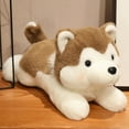 thumbnail image 3 of 30/40CM Cute Husky Dog Plush Toy Stuffed Animal Soft Kawaii Lying Brown Pet Puppy Pillow Doll Toys for Xmas Gift, 3 of 6