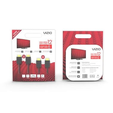 Philips 12' Hdmi Cable - VIZIO 12' and 6' Premium High-Speed HDMI Cables