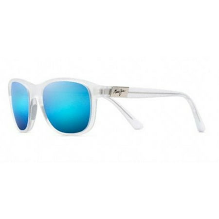 Maui Jim 745 05BCM Wakea Frosted Crystal / Blue Hawaii Sunglasses