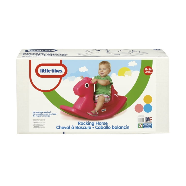 Little Tikes Small Rocker, Magenta Rocking Horse, Indoor Outdoor