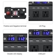 thumbnail image 4 of 5000W (Theoretical Peak) Modified Sine Wave Power Inverter, DC 12V to AC 110V 60Hz, US Plug, Aluminum Alloy Black Shell with Dual LED Digital Display, 8 Safety Protections, USB/Type-C Ports,, 4 of 6
