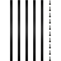 VEVOR Deck Balusters, 76 Pack Metal Deck Spindles, 29.5"x1"x0.2" Staircase Baluster With Screws, Aluminum Alloy Deck Railing for Wood and Composite Deck, Stylish Baluster for Outdoor Stair Deck Porch