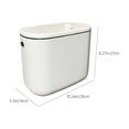 thumbnail image 3 of Clearance Under 10$!Wall Mounted Large Trash Can Capacity Kitchen Trash Bin With Lid Hands Home Waste Bucket For Kitchen Toilet And Bathroom Use, 3 of 6