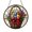 Acrylic 3.5 Inch, variant on Spring Basket Tulip Egg Window Suncatcher Stained Glass Style Hanging Decor, Floral Decorative Glass Panel Art for Seasonal Window Decoration