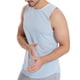 thumbnail image 4 of Txlixc - Chaleco de seda helada para hombre, sin mangas, ajustado, para deportes, fitness, tops de fondo Txlixc  Moda, 4 of 7