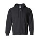 thumbnail image 1 of Gildan Heavy Blend Sudadera con capucha y cremallera completa 20F Negro 5XL Gildan 18600, 1 of 1