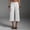 White, variant on Yuhangmm Women's Pants, Casual Capri Pants for Women with High Waist and Flexible Stretch Everyday and Wear Comfortable Straight Leg Trousers for Gym Yoga Running and Travel Brown L