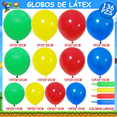 thumbnail image 2 of 143pzs Super Mario Bros Globos Decoraciones Para Fiesta Xtellar multicolor, 2 of 4
