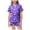 H6-Purple, variant on CAUYDY Toddler Girls Pajamas Sets Halloween Pumpkin Pattern Kids 2 Piece Pj's Short Sleeve Crewneck Tops and Shorts Sleepwear Clothes Set Night Leisure Nightwear White Sizes 4-5 Years